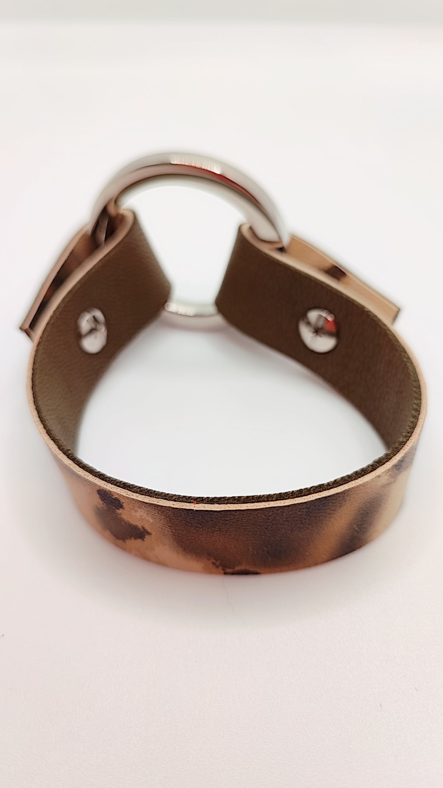 Bracelet réversible en cuir